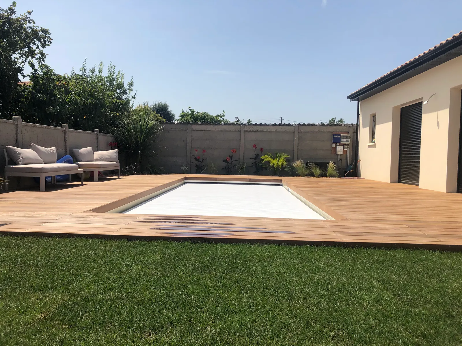 Terrasse aménagée par LGB Paysage près de Bordeaux (3)